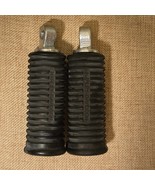 Harley Davidson OEM Black Large Cushioned Footpegs Pair 49110-98 - $77.97 CAD