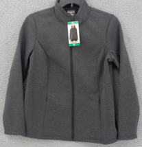 32 Degrees Heat Jacket Womens SZ XL Black Invisible Pockets Fleece Lined NWT - $19.99