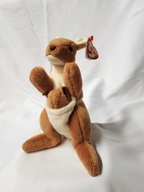 Ty Beanie Baby  1996 Pouch the Kangeroo   Birthday November 6 1996 - $19.79