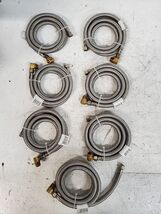 7 Qty Supco Stainless Steel Hose with Ebow 3/8&quot;x3/8&quot; | 1406DWSS (7Qty) - $933.85 MXN