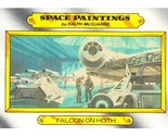 1980 Topps Star Wars ESB #119 Ralph McQuarrie Space Paintings Falcon On ... - $0.89