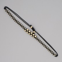 Go2boho Fashion Japanese Golden Beads Bracelets Rope Braided Woven Adjustable Ha - £9.56 GBP