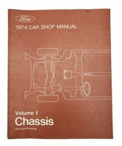 1974 Ford Car Shop Manual Volume 1 Chassis Second Printing - £9.94 GBP