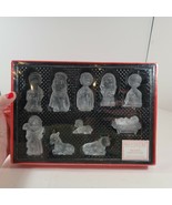 New in Box Silvestri The Wonder of Christmas Frosted Nativity Set - $27.34 CAD