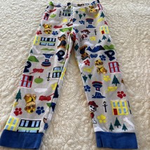 Tu Paw Patrol Boys Gray Blue Chase Marshall Ruble Fleece Pajama Pants 4-5 - $5.39
