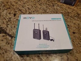 Movo WMIC80TR Uhf DUAL-CHANNEL Wireless Microphone System - £54.38 GBP