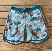 Patagonia Men’s Floral Swim Trunks Size 29 Blue AG  - £18.84 GBP