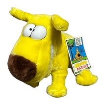 Mother Goose &amp; Grimm Grimmy Plush Yellow Dog Stuffed Animal 24K Company 1988 - £11.34 GBP