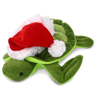 Santa Sea Turtle Stuffed Animal Soft Plush With Santa Outfit, 6 Inch - £31.71 GBP