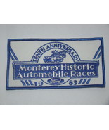(1983) TENTH ANNIVERSARY Monterey Historic Automobile Races -  Patch - $82.06 CAD