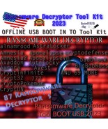 Ransomeware Decyptor Bootable USB ToolKit Decrypt 87 Types of Ransomewar... - $369.71 MXN