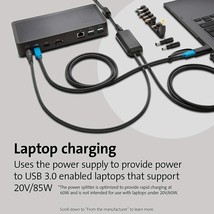 Kensington 60W USB 3.0 Power Splitter for SD4700P K38310NA 907-1361-00 L... - £7.79 GBP