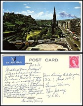 SCOTLAND Postcard - Edinburgh, Princes Street &amp; Scott Monument &quot;A&quot; H8  - £2.21 GBP