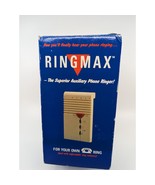 Vintage Ringmax: The Superior Auxilary Phone Ringer Amplifier White - $220.41 MXN