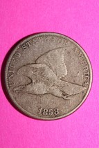 1858 Flying Eagle Cent Penny Exact Scarce Early Type Coin as Pictured 01 - £29.98 GBP