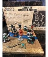 Vintage 1980 Grenadier AD&amp;D Orc’s Lair Figure Set (Box #2011)  Pewter Mi... - $120.00