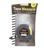 Tape Measure 12 Foot Retractable Steel Blade Measuring Tapes Standard Me... - $7.33