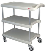 MY1627-34G 3-Level Polymer Utility Cart W/ 400-Lb Capacity, Marine Ledges - $605.40 CAD
