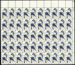 Audubon Columbia Jays Sheet of Fifty 5 Cent Postage Stamps Scott 1241 - £15.11 GBP