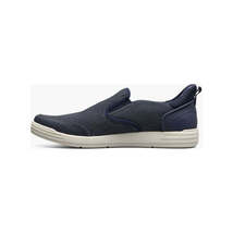 Nunn Bush KORE City Walk EZ Canvas Moc Toe Slip On Shoes Blue Denim 85119-462 image 6
