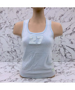 Women&#39;s Azzure Sky Blue | White Terry Cloth Tank Top NWT - $39.00
