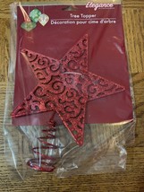 Red Glitter Star Tree Topper - $14.73