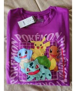 Pokémon Pikachu Sweatshirt Women&#39;s XS NEW Purple Free Shipping Soft Extr... - £13.91 GBP