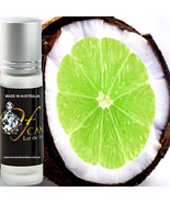 Tahitian Coconut Lime Roll On Perfume Fragrance Oil Luxury Hand Poured - $17.95+