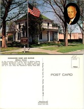 Texas(TX) Abilene United States President Eisenhower Home &amp; Museum VTG Postcard - £7.39 GBP