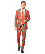 Men&#39;s Christmas Winter Holiday Party Opposuits Suitmiester Costume Suit ... - £48.51 GBP