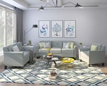 Living Room Furniture Piece Set Including 3-Seater, Loveseat Chair,Butto... - $1,541.99