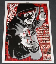 Taste of Chaos 2005 Concert Tour centerfold poster Kurt Cobain smash guitar - $4.23