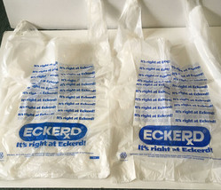 Defunct Eckered drugstore plastic store purchase bags movie photo prop  - $19.75