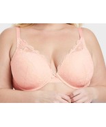 Auden ~ The SUBLIME ~ Plunge Coverage ~ 46DDD ~ PINK~ Push Up ~ Underwir... - $623.10 MXN