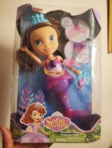 NIB Sofia The First- Mermaid Magic Princess Sofia Doll 12&quot;  Disney Junio... - £73.21 GBP