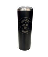 Cafecito and Chisme Concha and Desserts Design Black 20oz Skinny Tumbler... - $373.45 MXN