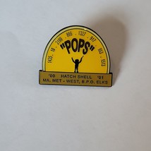 B.P.O.E. Elks Lodge Pin: &quot;Pops&quot; Ma Met-West Bpo Elks - £4.78 GBP