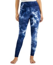 Jenni Womens Textured Leggings Color Navy Tie Dye Size Small - £27.33 GBP