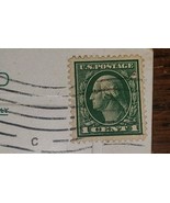 Vtg 1914 Postcard Green Line 1 Cent Washington Stamp Ivy Clingeth I Clin... - $458.95 MXN