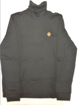 Lauren Ralph Lauren Turtleneck Top Crest Logo THOROUGHBRED L/S BLACK M V... - £27.93 GBP