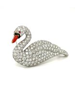18k Gelbgold &amp; Platin Schwan Brosche W / Diamanten Von Oscar Heyman &amp; Br... - €53.621,21 EUR