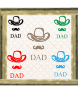 Father&#39;s Day 1b-Digital ClipArt-Art Clip-Gift Tag-Notebook-Invitations-S... - $37.17 MXN