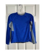 Coolibar Ultimate Long Sleeve Rash Guard Shirt Cobalt Blue UPF 50+ Boys ... - £15.65 GBP