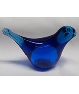 Vintage Art Glass 4&quot; Bluebird Desktop Paperweight Figurine - Unknown Maker - €8,20 EUR