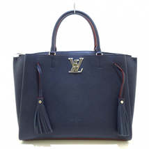 Louis Vuitton Lockme Tote Marine Rouge Leather - £2,383.94 GBP