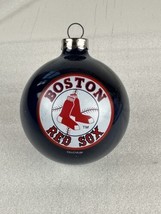 Ornament Christmas Red Sox Baseball Navy Red White Logo Plastic 8.5 ins.... - $5.86