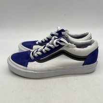 Vans Old School White And Blue Lace Up Size 7 Men’s 8.5 Women’s  - £15.86 GBP