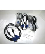 5 AWM# 89990D VGA Computer Cables Style 20276 15 pin Male to Male 6 ft - $25.65 CAD