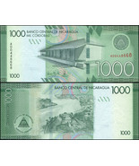 Nicaragua. Banknote 1000 cordobas. ND (2017). Unc. Paper. Cat# P.NL - $116.34