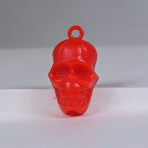 Vintage Hong Kong Skull Gumball Prize Charm Toy Red Plastic - $87.14 MXN